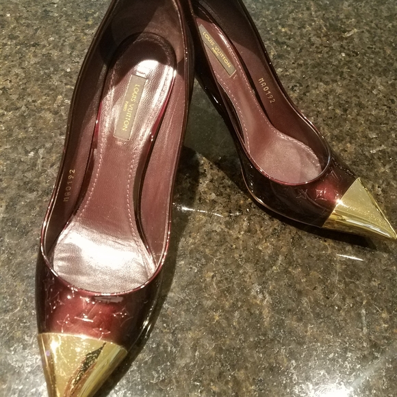 SOLD@! Louis Vuitton Amarante Monogram Vernis A - Picture 10 of 12